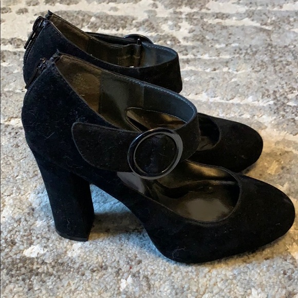 Women’s faux suede heels - Picture 4 of 6